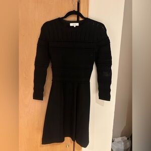 Reiss Black Skater Dress